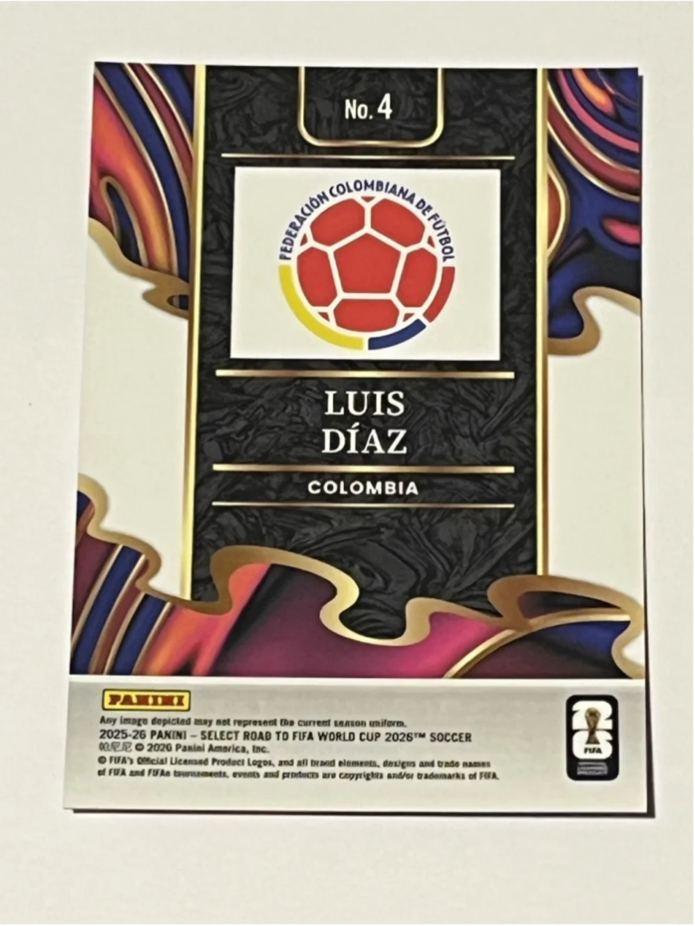 Luis Diaz 2025-26 Panini Select Road to FIFA World Cup Unstoppable Silver #4